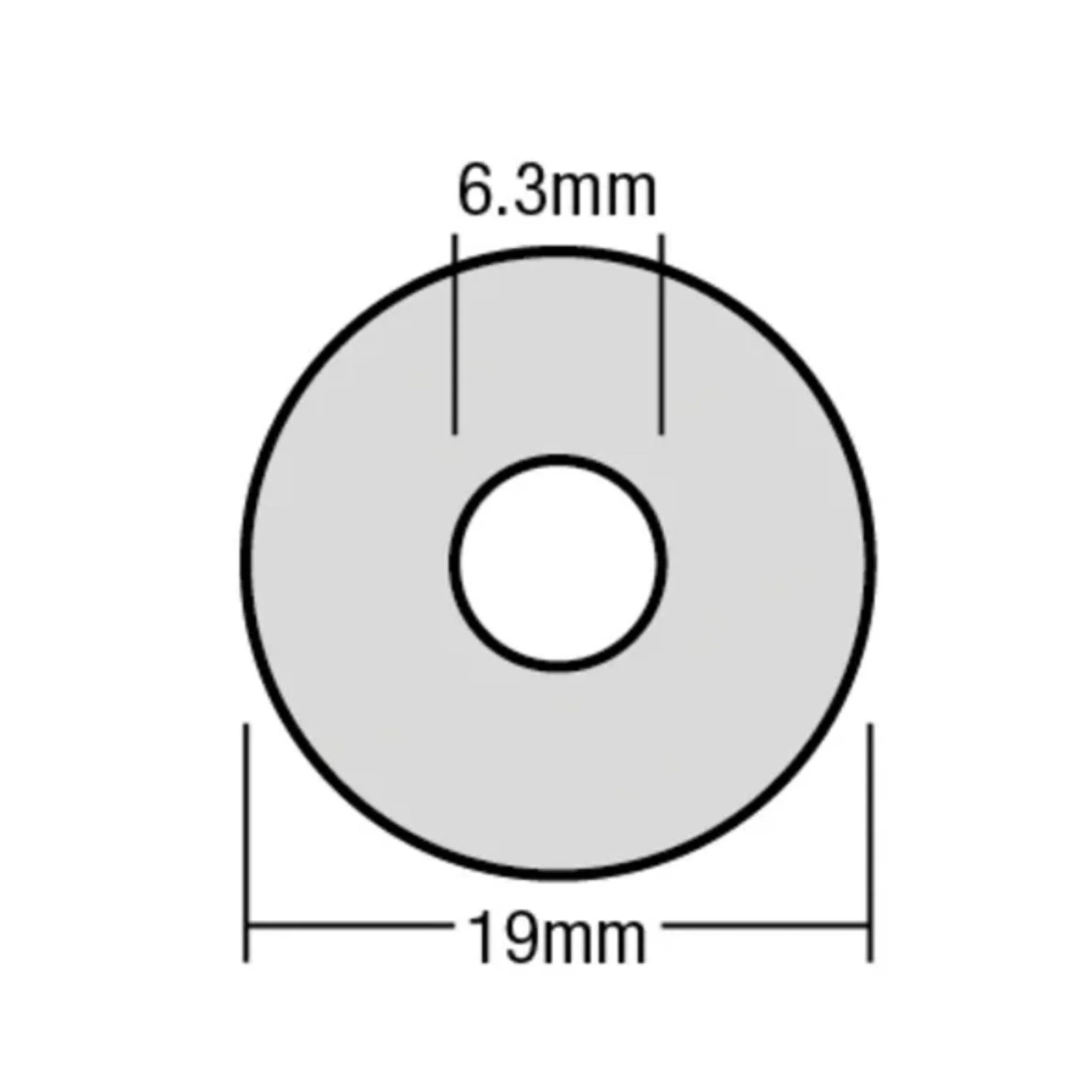 Techfast EPDM Bonded Washer 6.3mm X 19mm - 100 Box - Image 2
