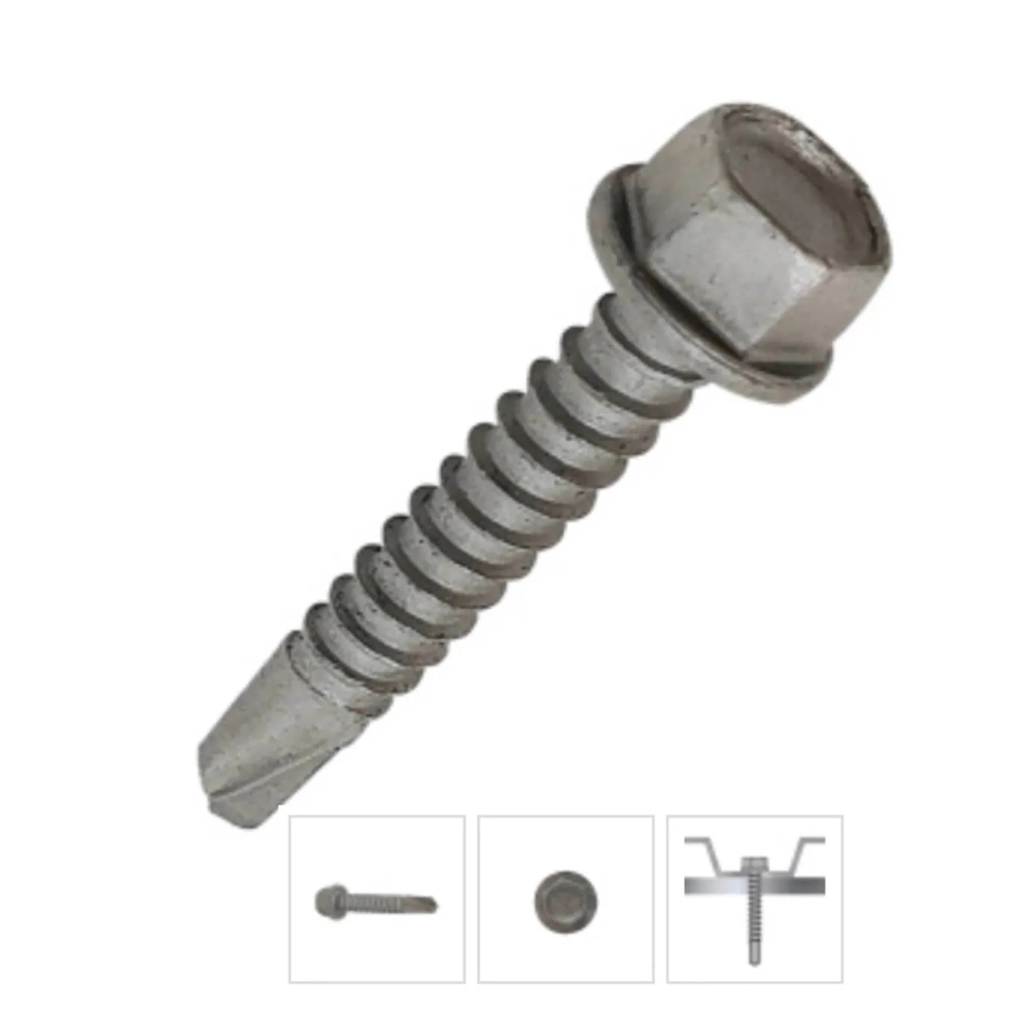 Techfast Roofing Sheets To Steel Screws 5.5mm x 100mm - 100 Box