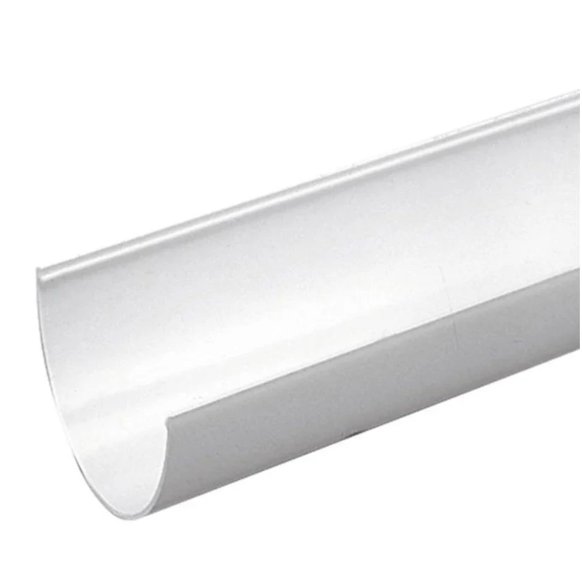 WHITE DEEPFLOW GUTTER - 4 METRE