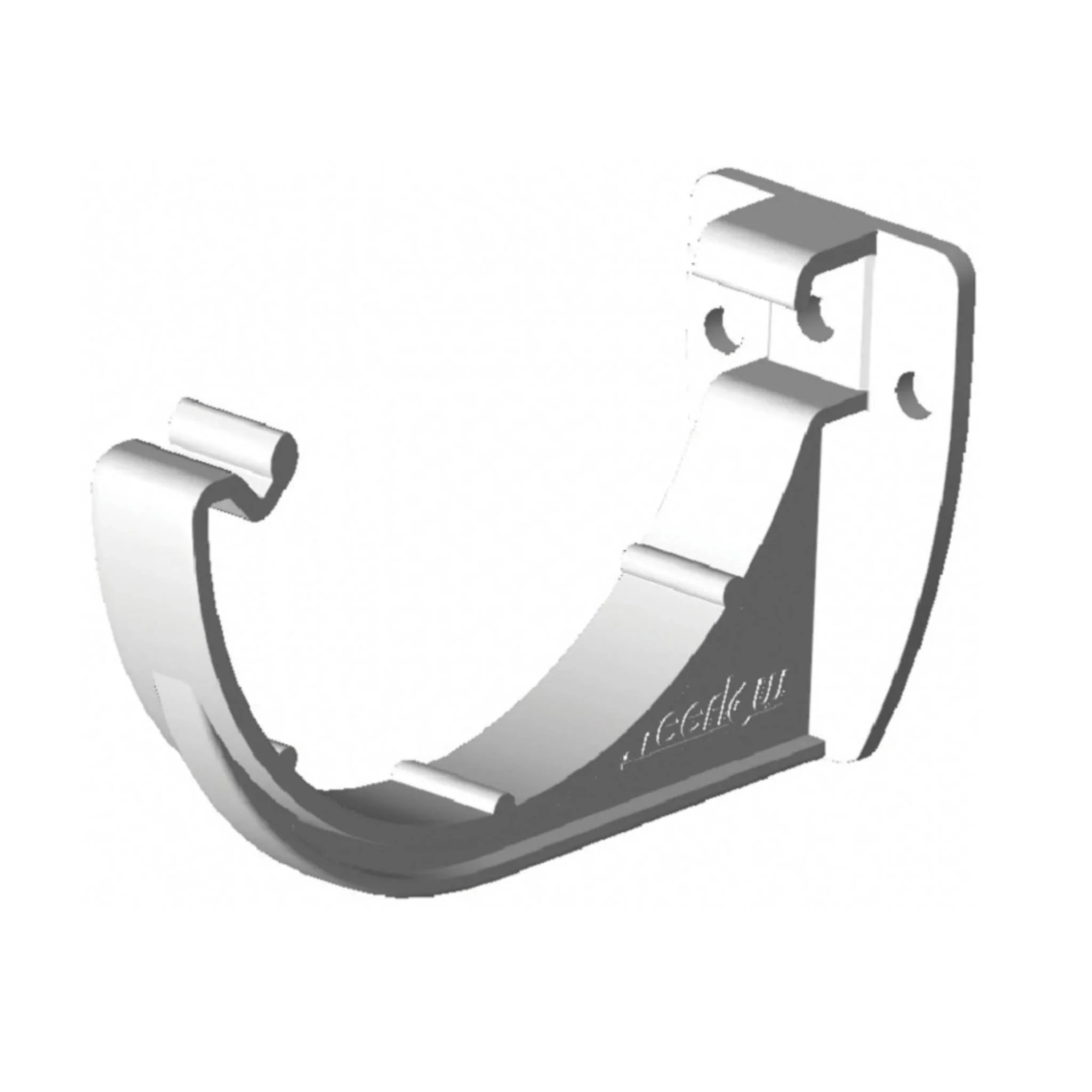 White Round Gutter Bracket
