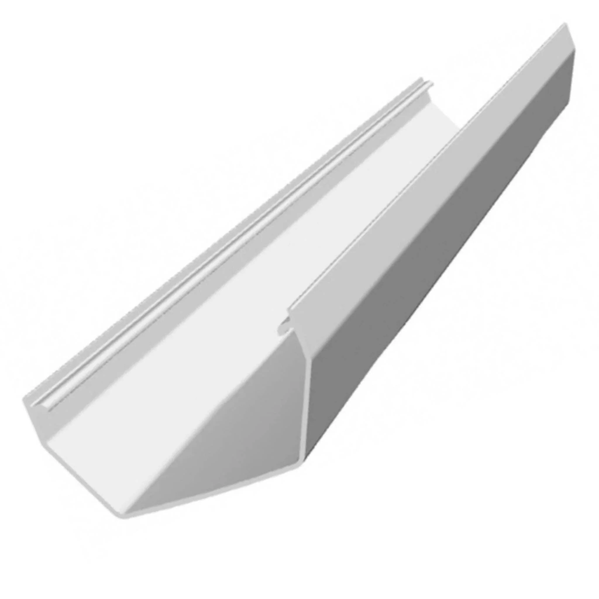 White Square Gutter - 4 Metre