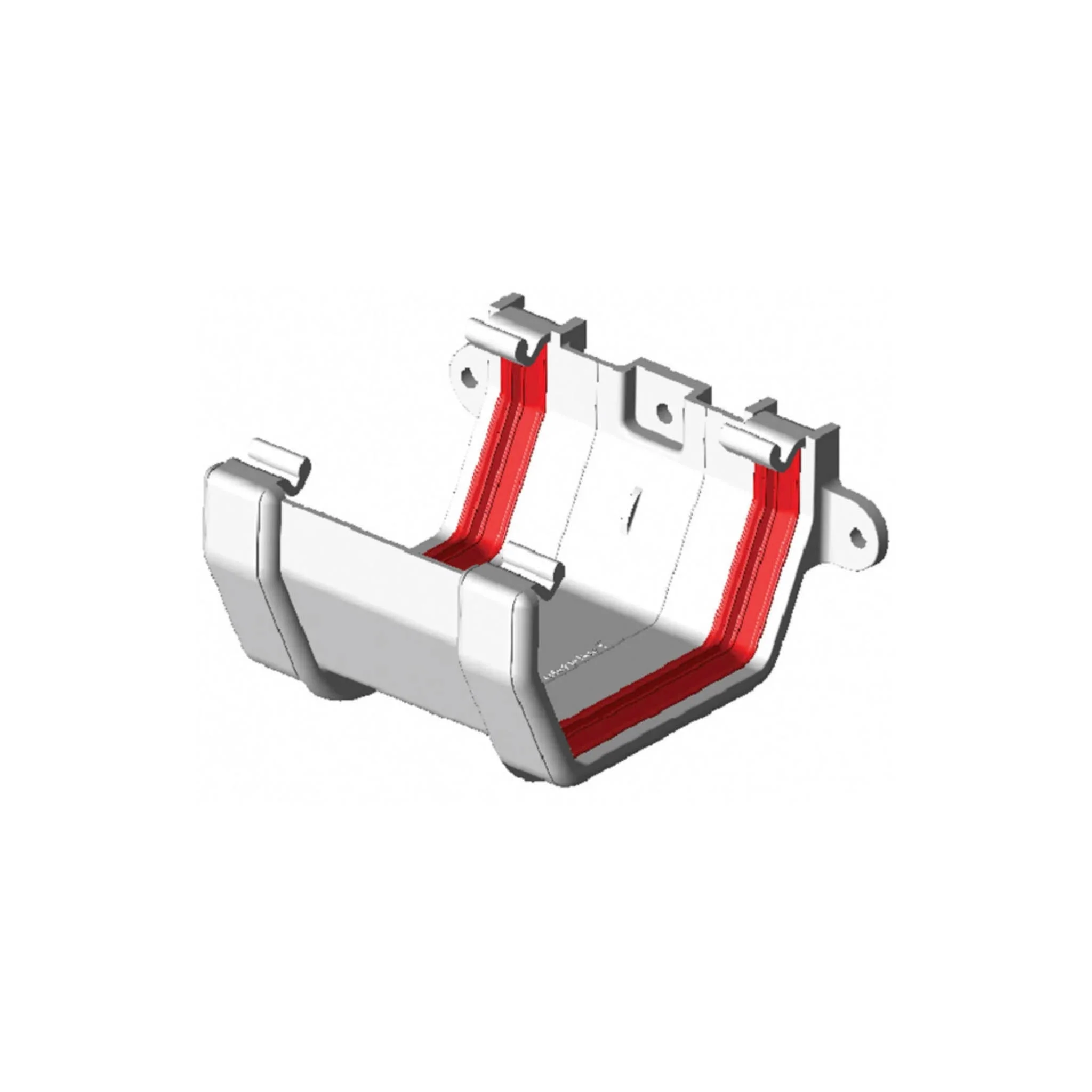 White Square Gutter Union