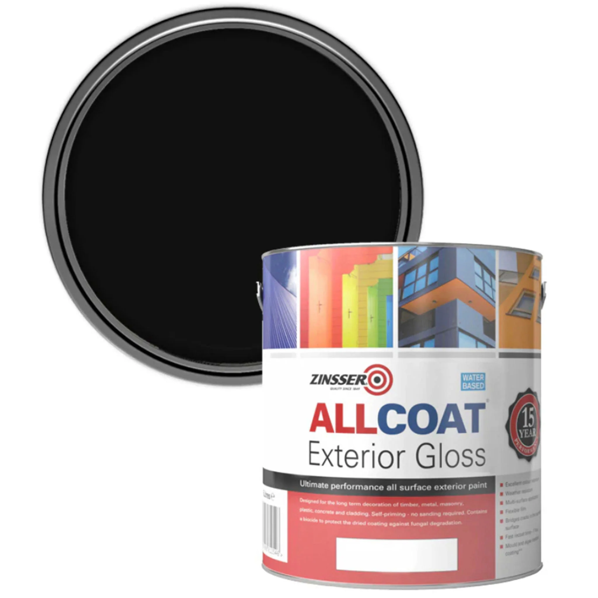 Zinsser AllCoat (Water Based) Exterior Gloss Paint - Image 3