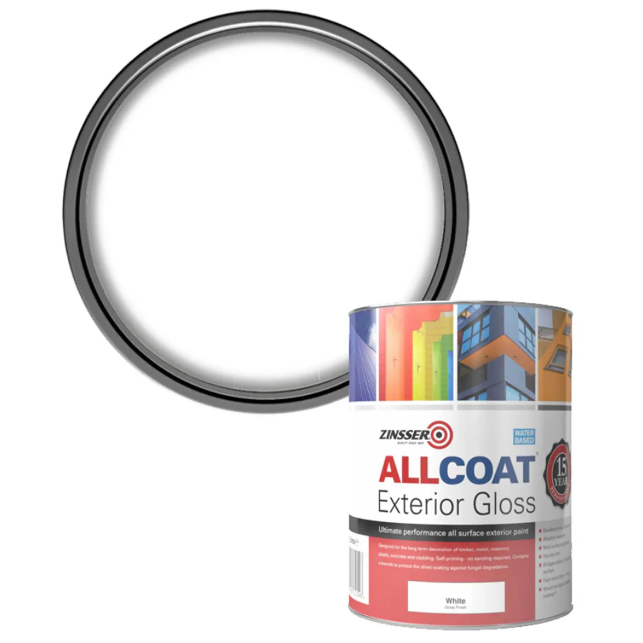 Zinsser AllCoat (Water Based) Exterior Gloss Paint - Image 7