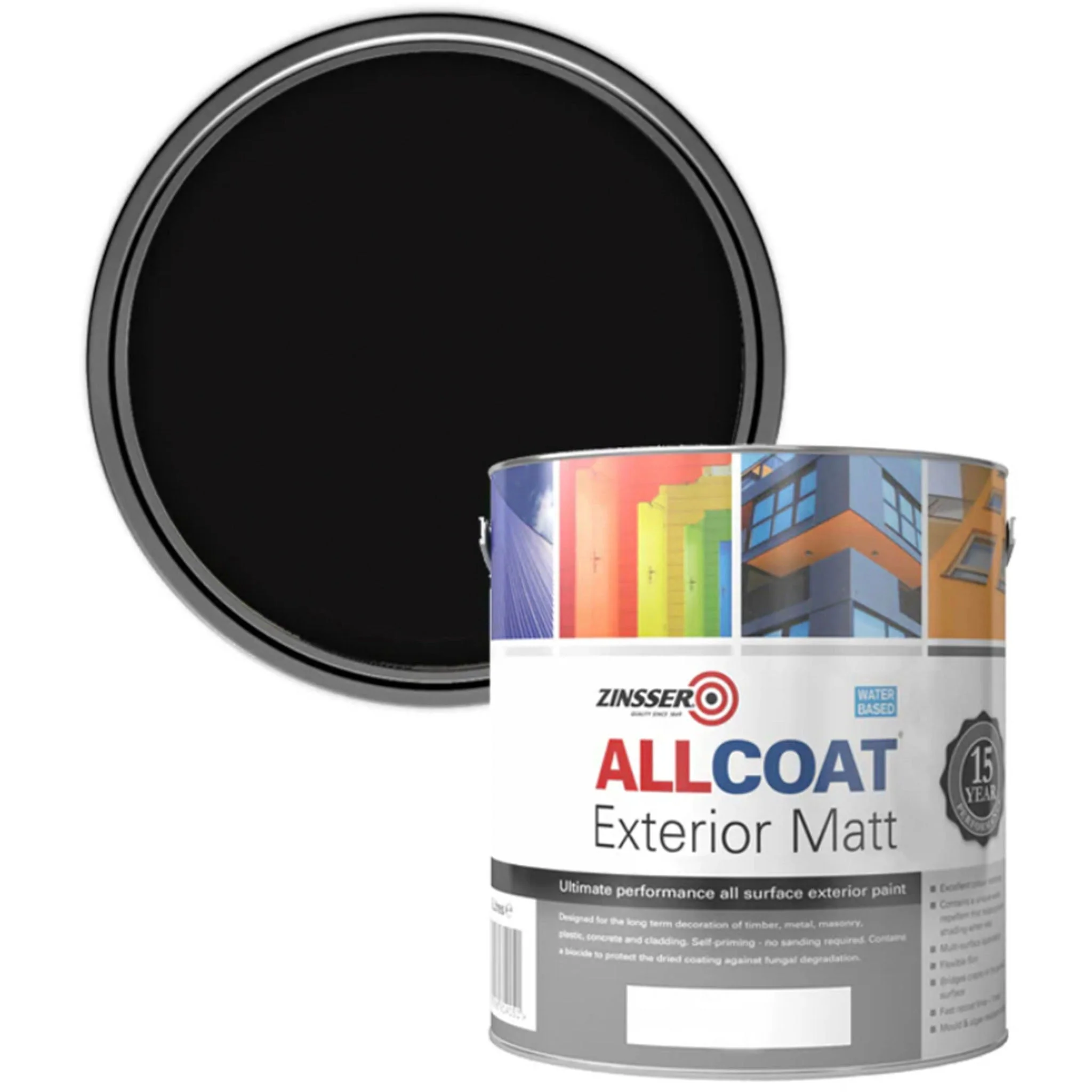 Zinsser AllCoat (Water Based) Exterior Matt Paint - Image 3