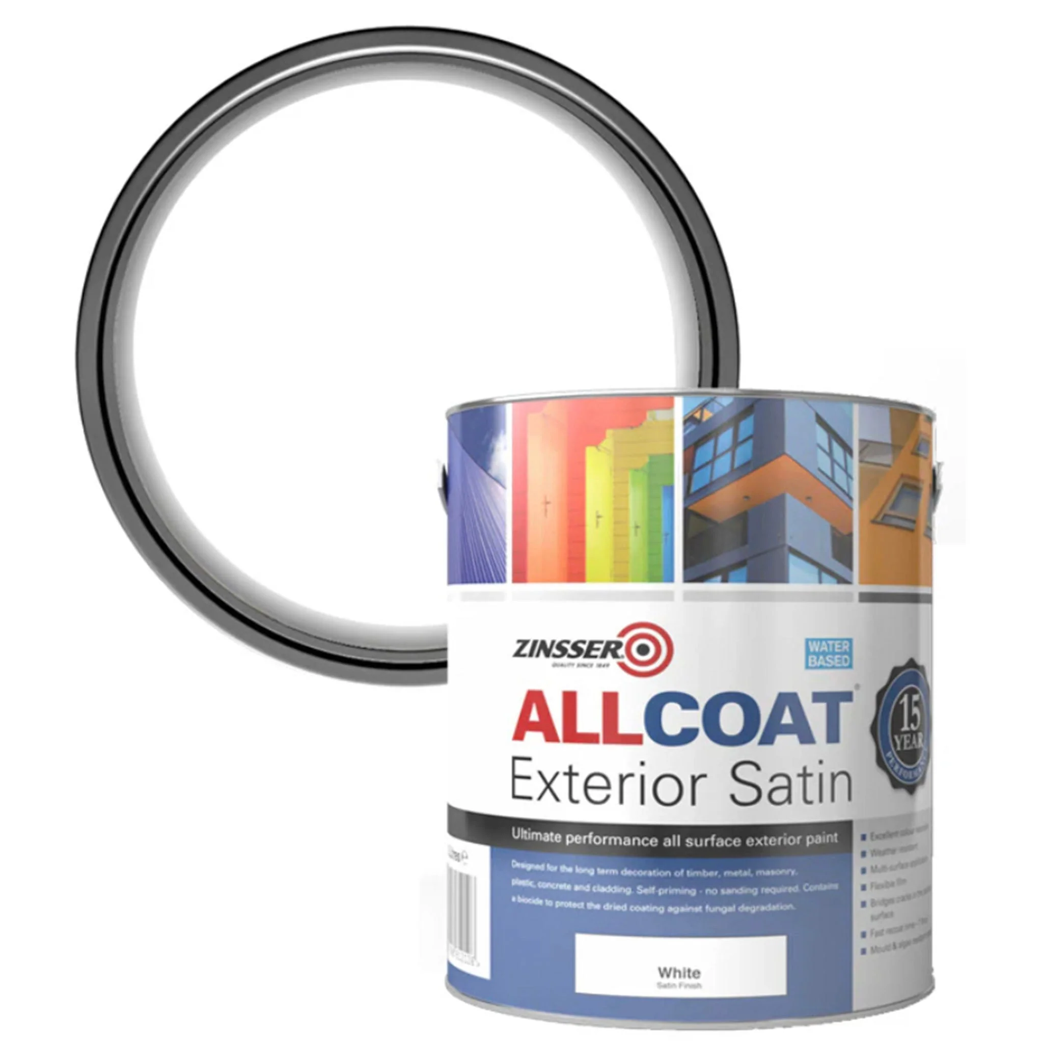 Zinsser AllCoat (Water Based) Exterior Satin Paint - Image 3