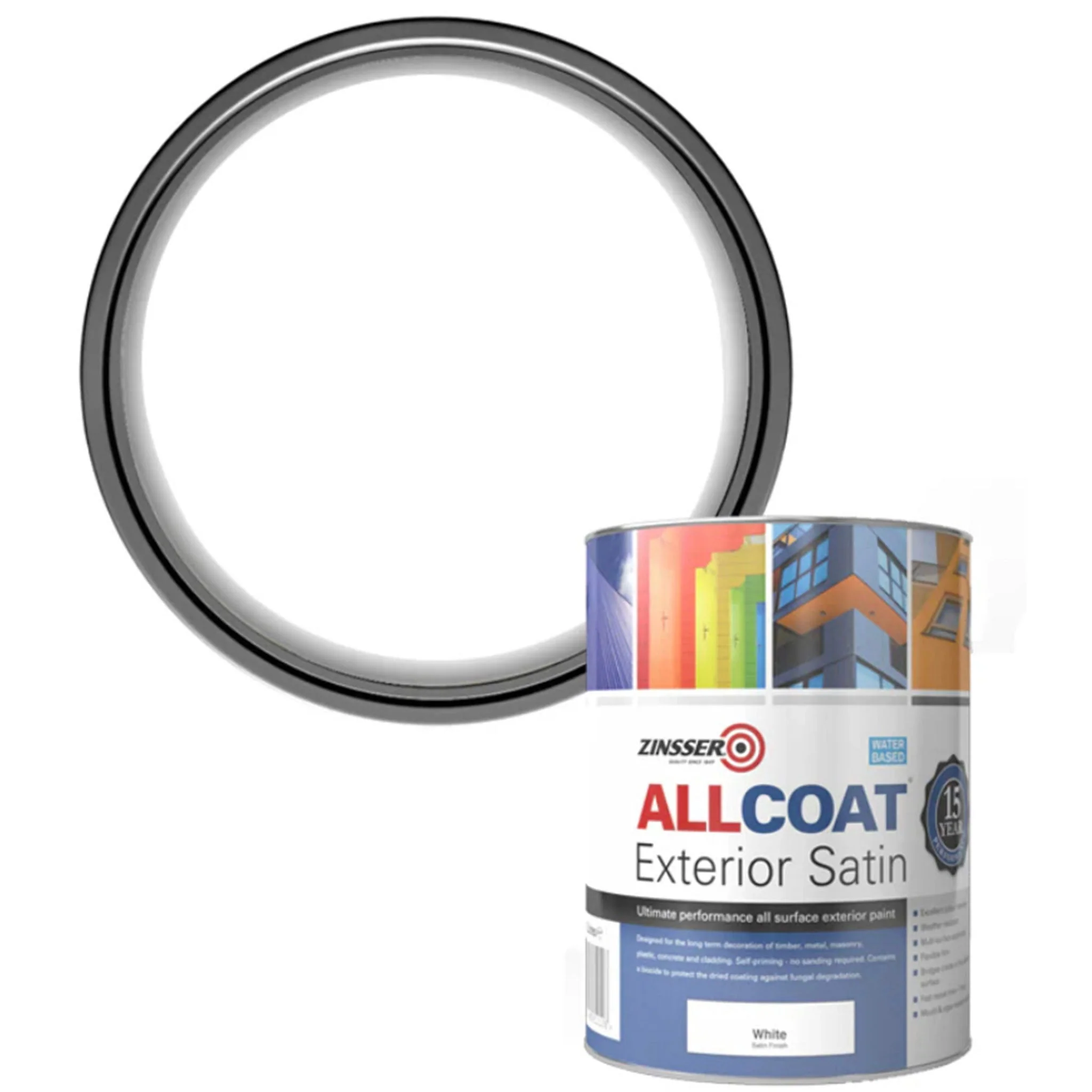 Zinsser AllCoat (Water Based) Exterior Satin Paint - Image 4