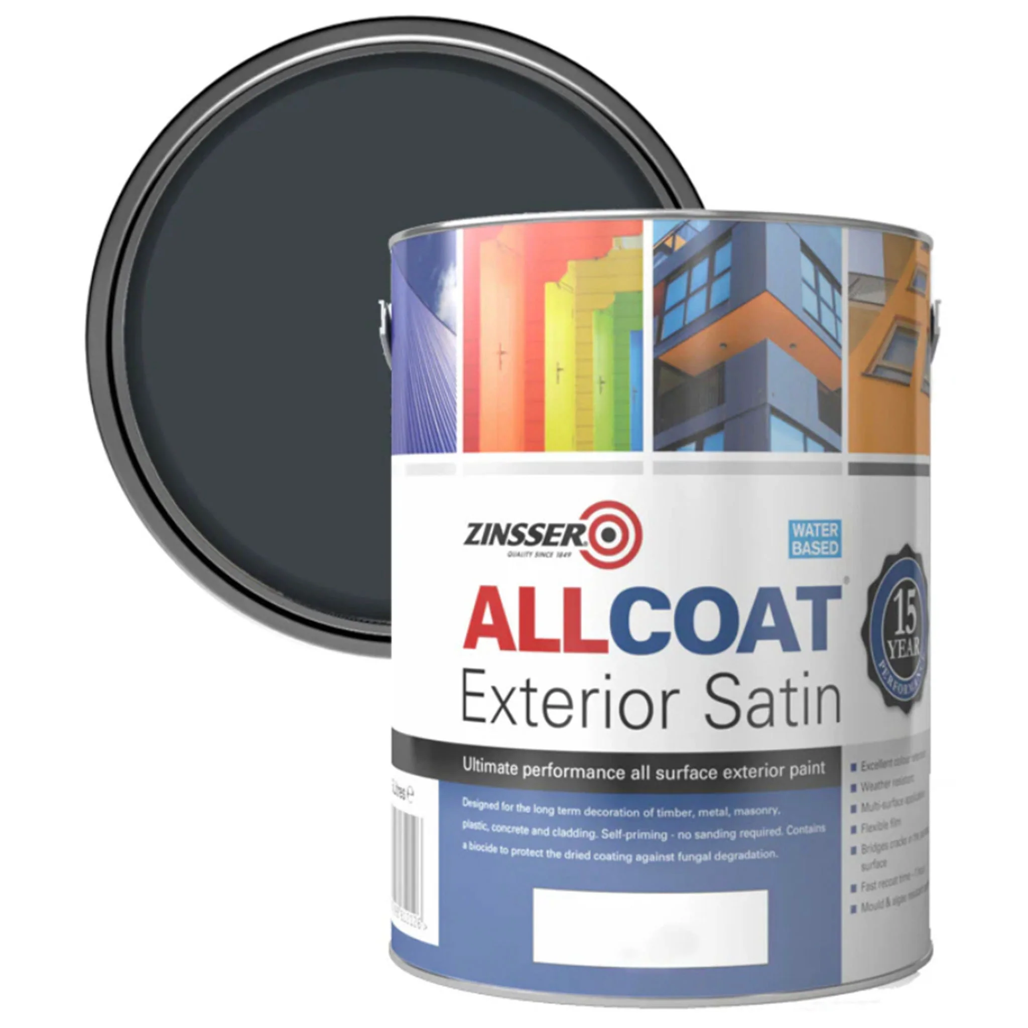 Zinsser AllCoat (Water Based) Exterior Satin Paint - Image 8