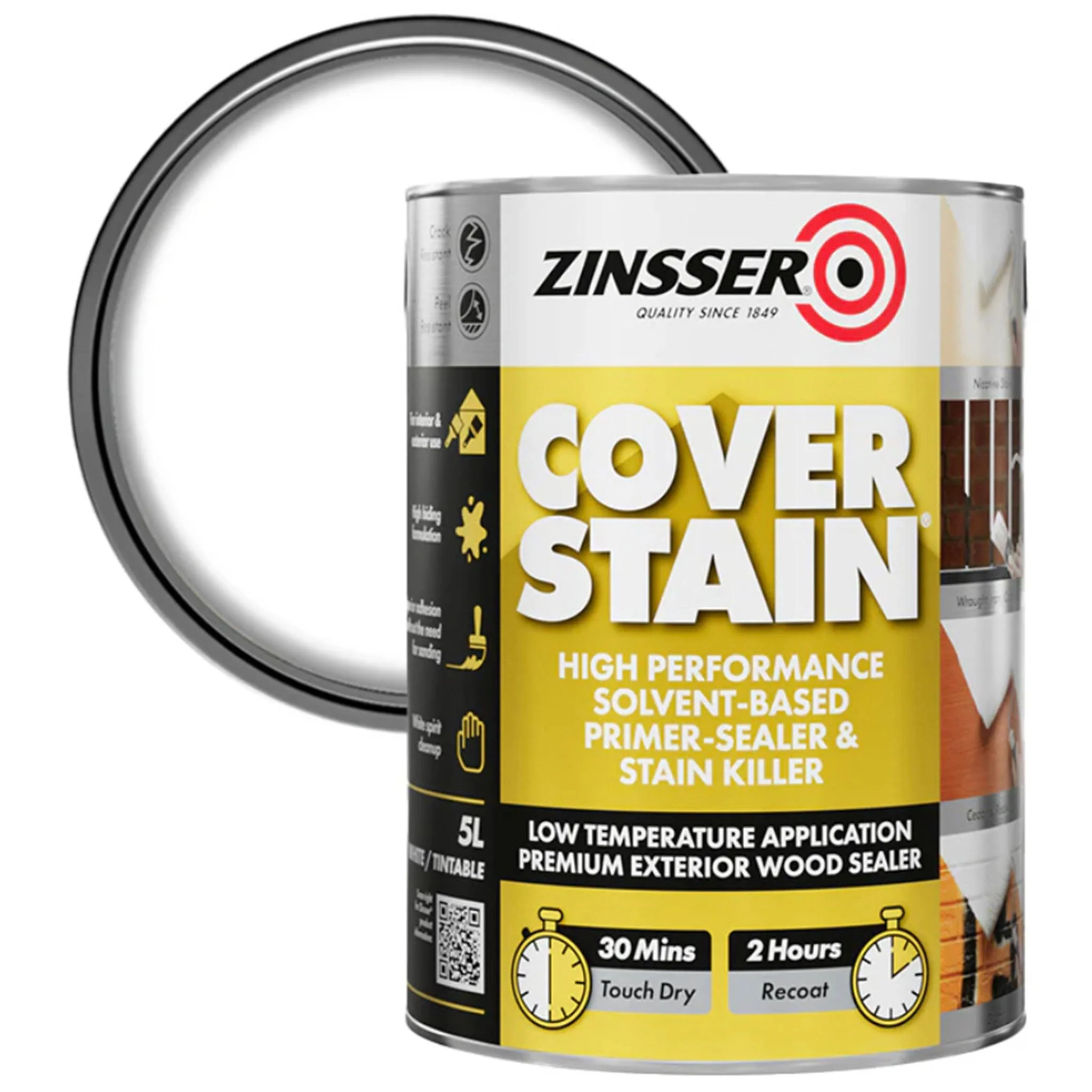 Zinsser Cover Stain Primer Paint - Image 6